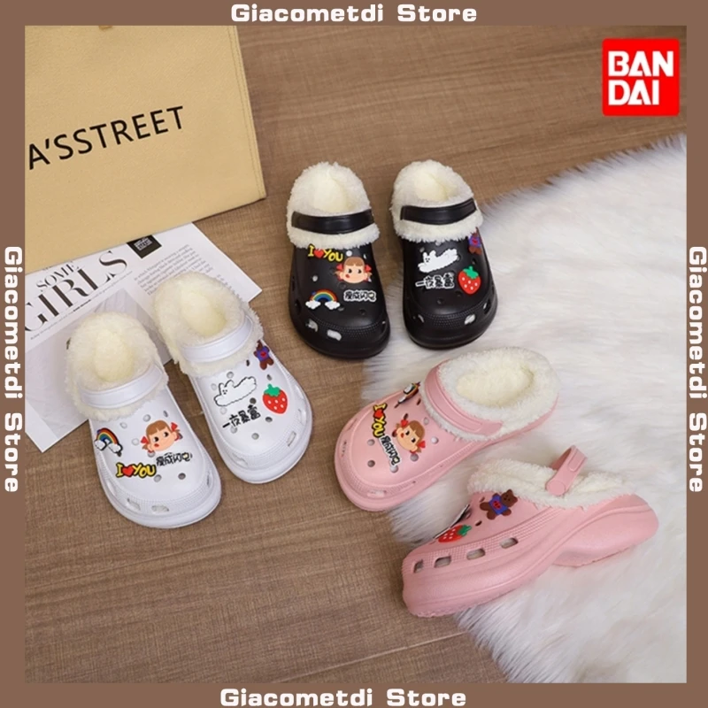 NEW Anime Kuromi Hello Kitty Plush Crocs Kawaii Winter Slipper Sanrioed Cute Home Outside Soft Convenient Lovely Birthday Gifts
NEW Anime Kuromi Hello Kitty Plush Crocs Kawaii Winter Slipper Sanrioed Cute Home Outside Soft Convenient Lovely Birthday Gifts