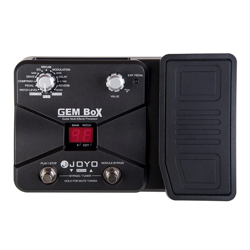 Педаль для создания многофункциональных эффектов JOYO GEM BOX, напольная педаль для гитары, аксессуары для музыки, 60 эффектов
Педаль для создания многофункциональных эффектов JOYO GEM BOX, напольная педаль для гитары, аксессуары для музыки, 60 эффектов