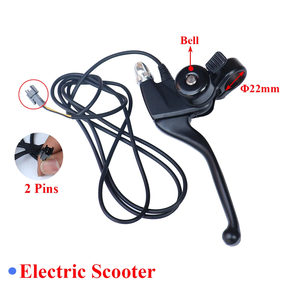 Bicycle Brake Lever Electric Scooter Handlebar Brake Level Aluminum Alloy Bicycle Brake Handle with Bell
Bicycle Brake Lever Electric Scooter Handlebar Brake Level Aluminum Alloy Bicycle Brake Handle with Bell