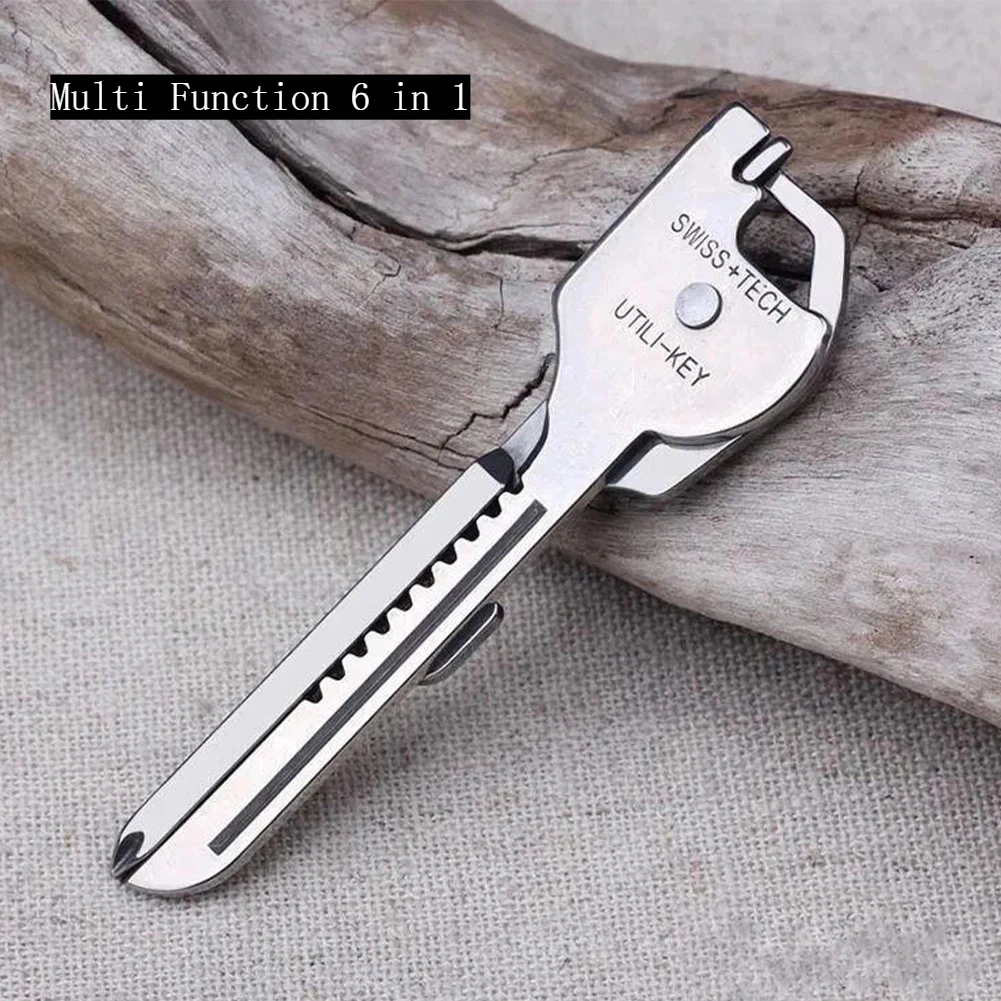 Многофункциональный Карманный Инструмент 6-в-1 EDC Из Нержавеющей Стали: Открывалка Для Бутылок, Отвертка, Брелок
Многофункциональный Карманный Инструмент 6-в-1 EDC Из Нержавеющей Стали: Открывалка Для Бутылок, Отвертка, Брелок