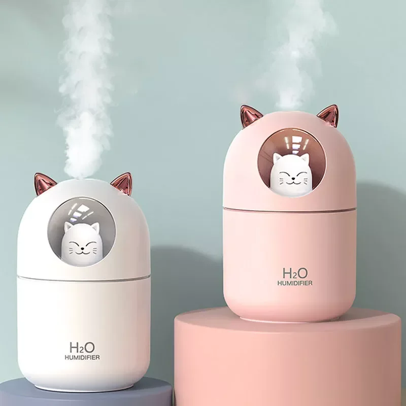 Air Humidifier Cute Cat Ultra-Silent USB Office Household Bedroom Automobile Fragrance Air Purifier Mist Maker Air Fresher
Air Humidifier Cute Cat Ultra-Silent USB Office Household Bedroom Automobile Fragrance Air Purifier Mist Maker Air Fresher