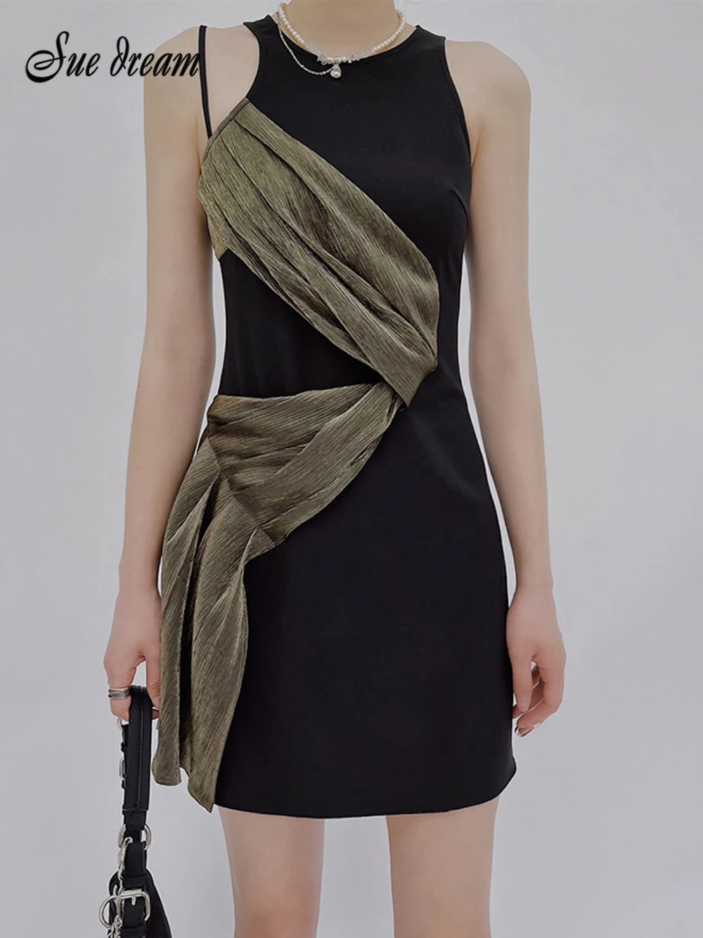 2022 New Summer Women's Sexy O Neck Fashion Cut Design Patchwork Slim Mini Dress Elegant Club Party Dress Vestidos
2022 New Summer Women's Sexy O Neck Fashion Cut Design Patchwork Slim Mini Dress Elegant Club Party Dress Vestidos