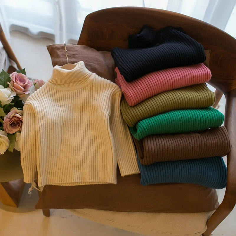 Baby Girls Winter Turtleneck Sweater Clothes 2023 Spring Girls Children Clothing Pullover Knitted Kids Sweaters
Baby Girls Winter Turtleneck Sweater Clothes 2023 Spring Girls Children Clothing Pullover Knitted Kids Sweaters