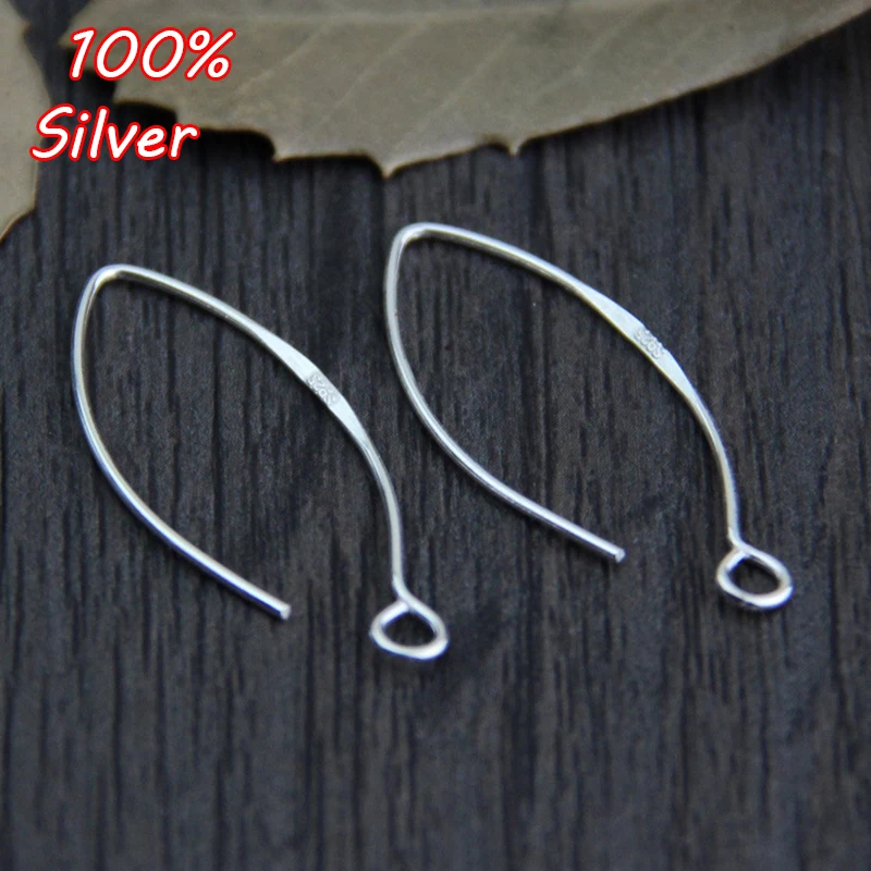 1 pair Classic 925 Silver Color Earring Hook Accessories Settings DIY Jewelry Handmade Semi-finished Parts Wholesale
1 pair Classic 925 Silver Color Earring Hook Accessories Settings DIY Jewelry Handmade Semi-finished Parts Wholesale