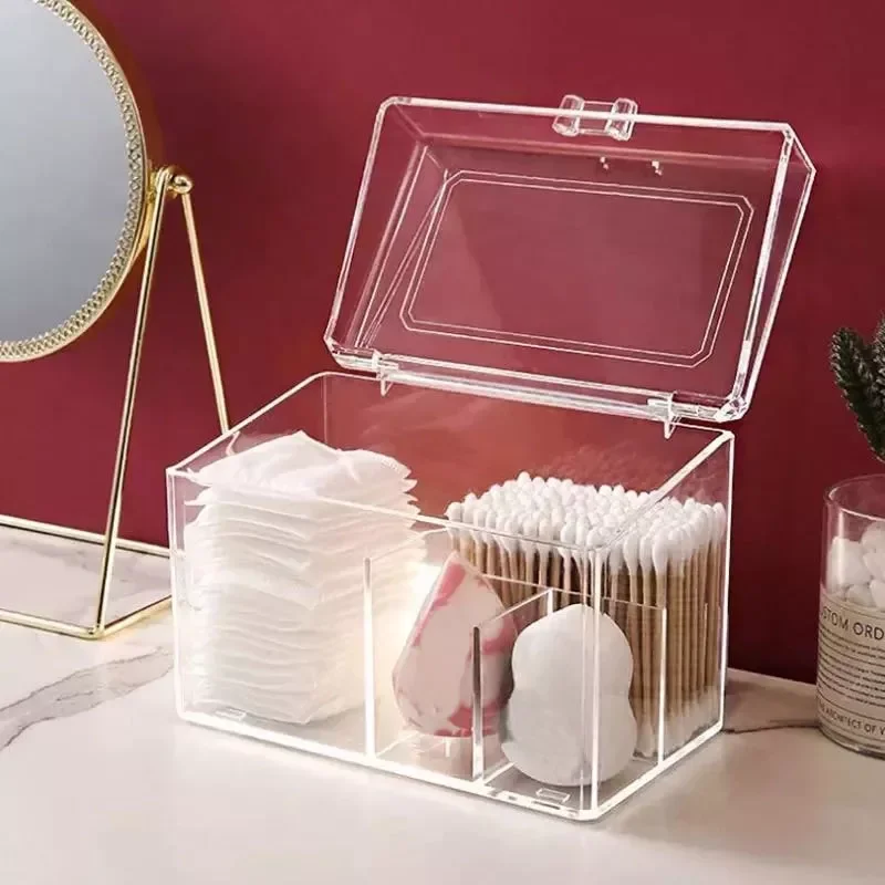 Acrylic Cotton Swab Storage Holder Box Portable Transparent Makeup Medicine Cotton Pad Cosmetic Container Jewelry Organizer Case
Acrylic Cotton Swab Storage Holder Box Portable Transparent Makeup Medicine Cotton Pad Cosmetic Container Jewelry Organizer Case