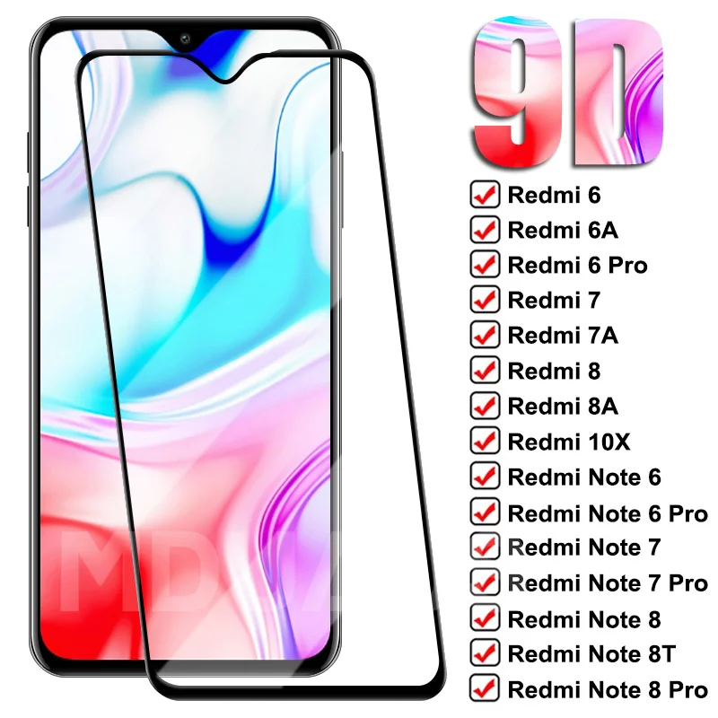Защитное стекло 9D для экрана Redmi 8 8A 7 7A 6A K20 K30 10X Pro, пленка из закаленного стекла для Xiaomi Redmi Note 8T 8 7 Pro, 1-5 шт.
Защитное стекло 9D для экрана Redmi 8 8A 7 7A 6A K20 K30 10X Pro, пленка из закаленного стекла для Xiaomi Redmi Note 8T 8 7 Pro, 1-5 шт.