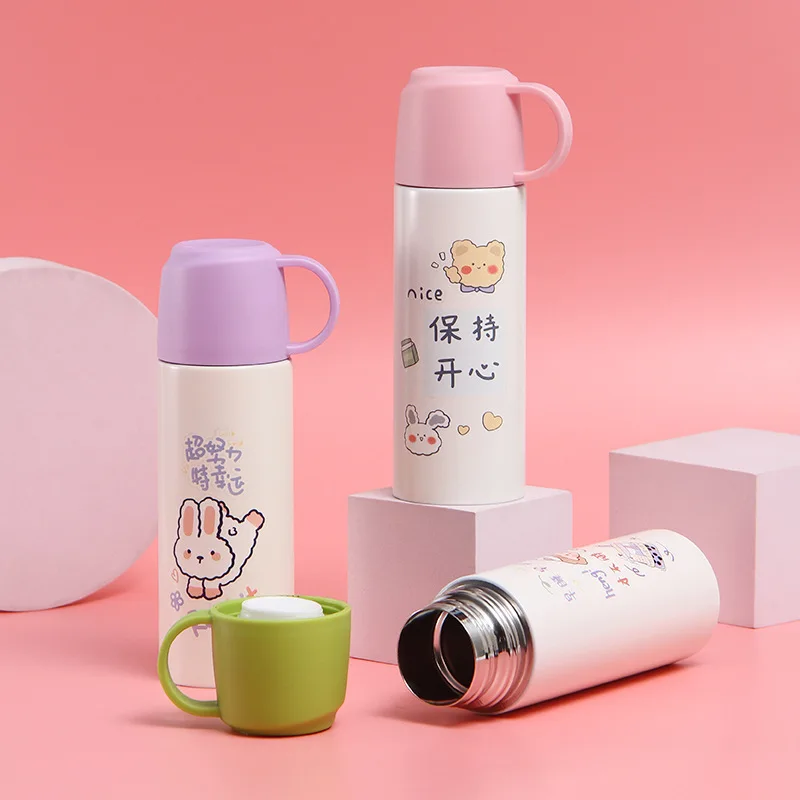 New Stainless Steel Cartoon Insulated Cup Creative One Cover Dual-use Children's Cup Lovely Student Straight Cup Gift
New Stainless Steel Cartoon Insulated Cup Creative One Cover Dual-use Children's Cup Lovely Student Straight Cup Gift