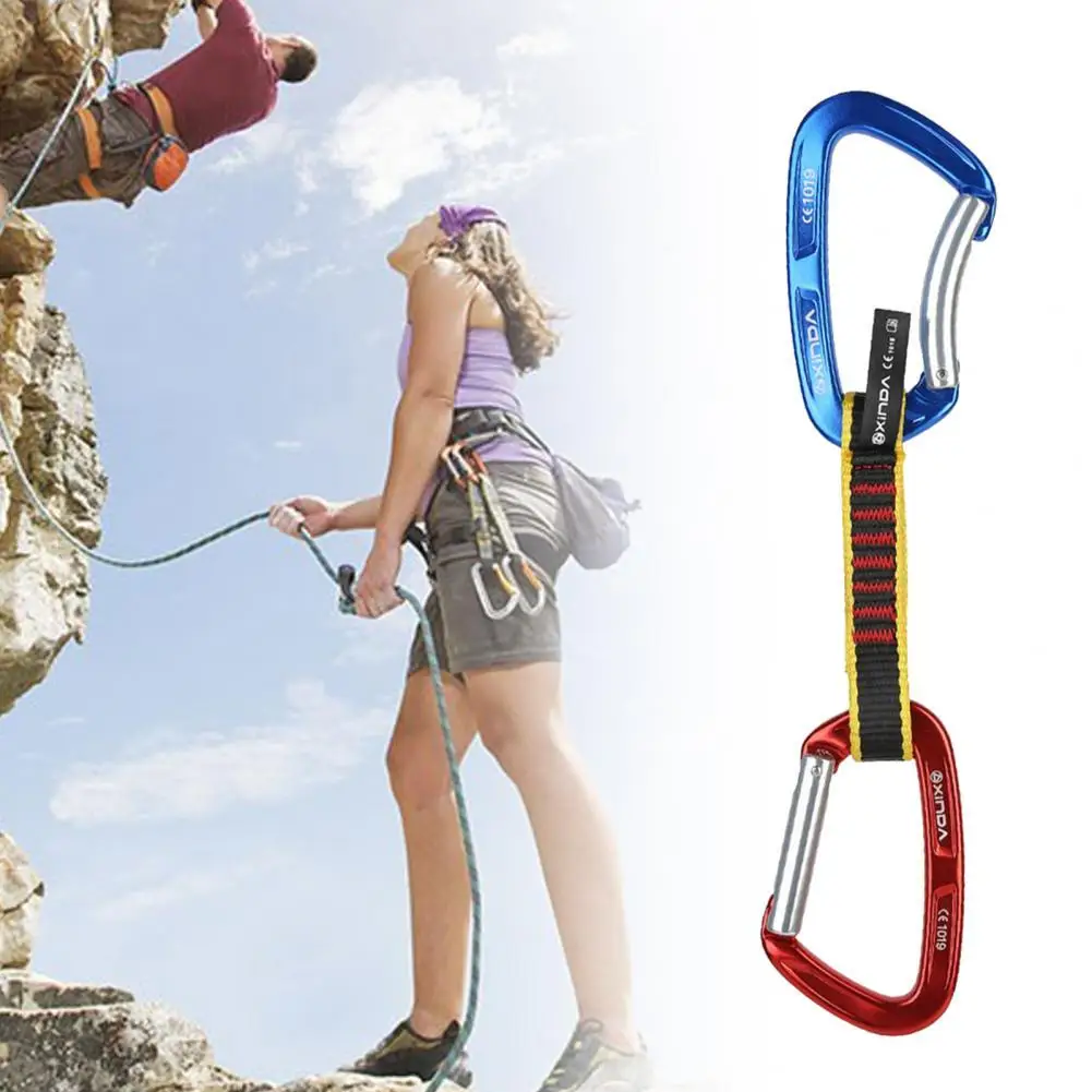 Necessary Metal Climbing Quickdraw Carabiners Buckle Professional Multifunctional
Necessary Metal Climbing Quickdraw Carabiners Buckle Professional Multifunctional
