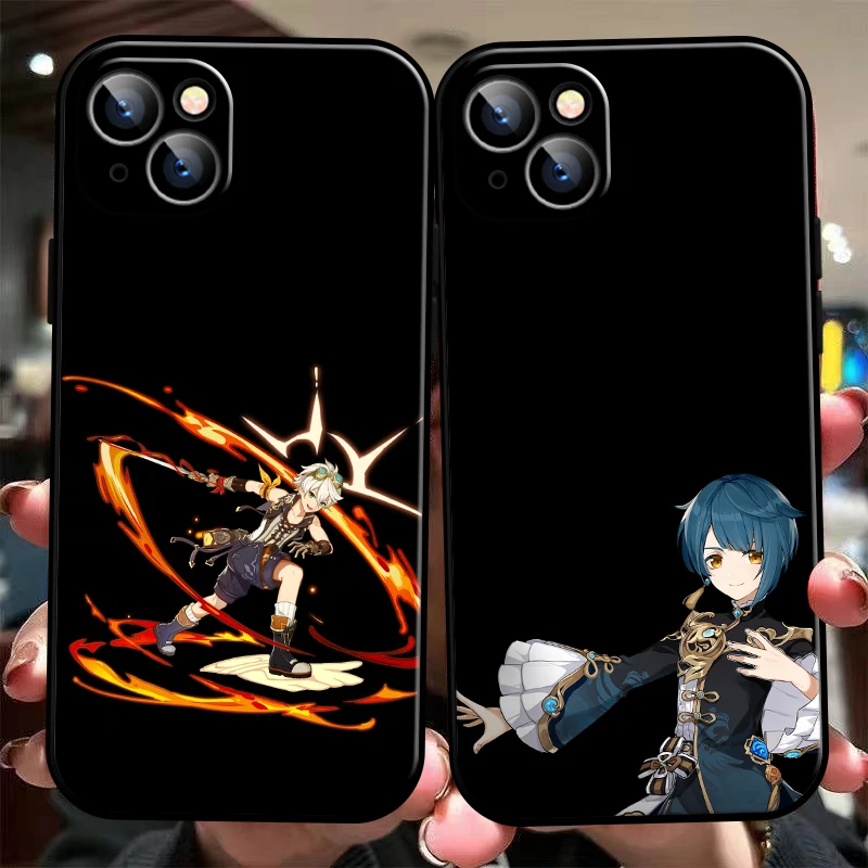 Genshin Impact Project Game Phone Case For iPhone 11 13 12 Pro Max 12 13 Mini X XS XR MAX 5 6 7 8 Plus Coque Black
Genshin Impact Project Game Phone Case For iPhone 11 13 12 Pro Max 12 13 Mini X XS XR MAX 5 6 7 8 Plus Coque Black