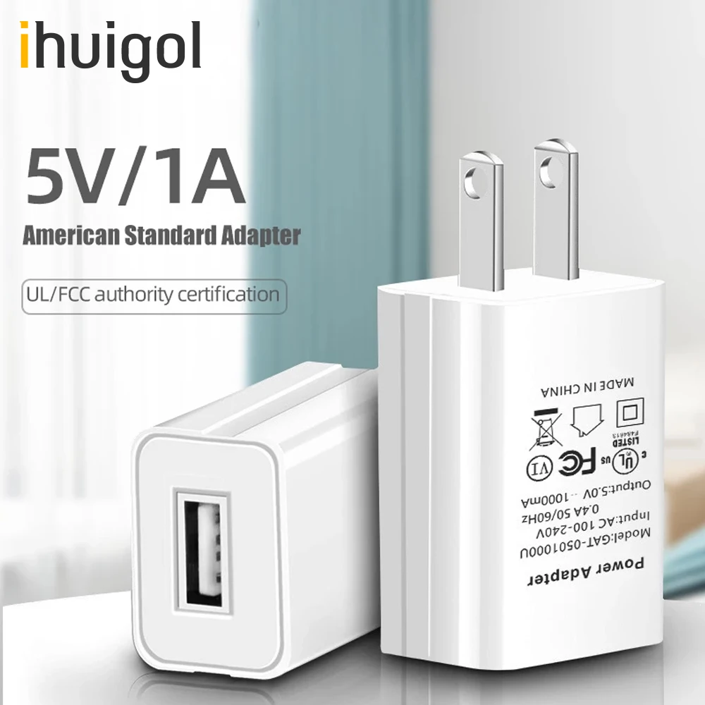 ihuigol Phone Charger 5V 1A Wall Charger For iPhone X 8 7 iPad EU US Adapter For Samsung S9 Xiaomi 8 Huawei Mobile Phone Charger
ihuigol Phone Charger 5V 1A Wall Charger For iPhone X 8 7 iPad EU US Adapter For Samsung S9 Xiaomi 8 Huawei Mobile Phone Charger