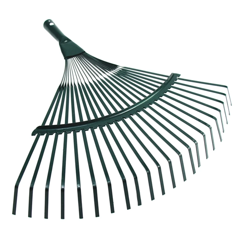 22 Teeth Steel Fan Rake for Head Replacement for Garden Lawns Patio & Yards Leav
22 Teeth Steel Fan Rake for Head Replacement for Garden Lawns Patio & Yards Leav