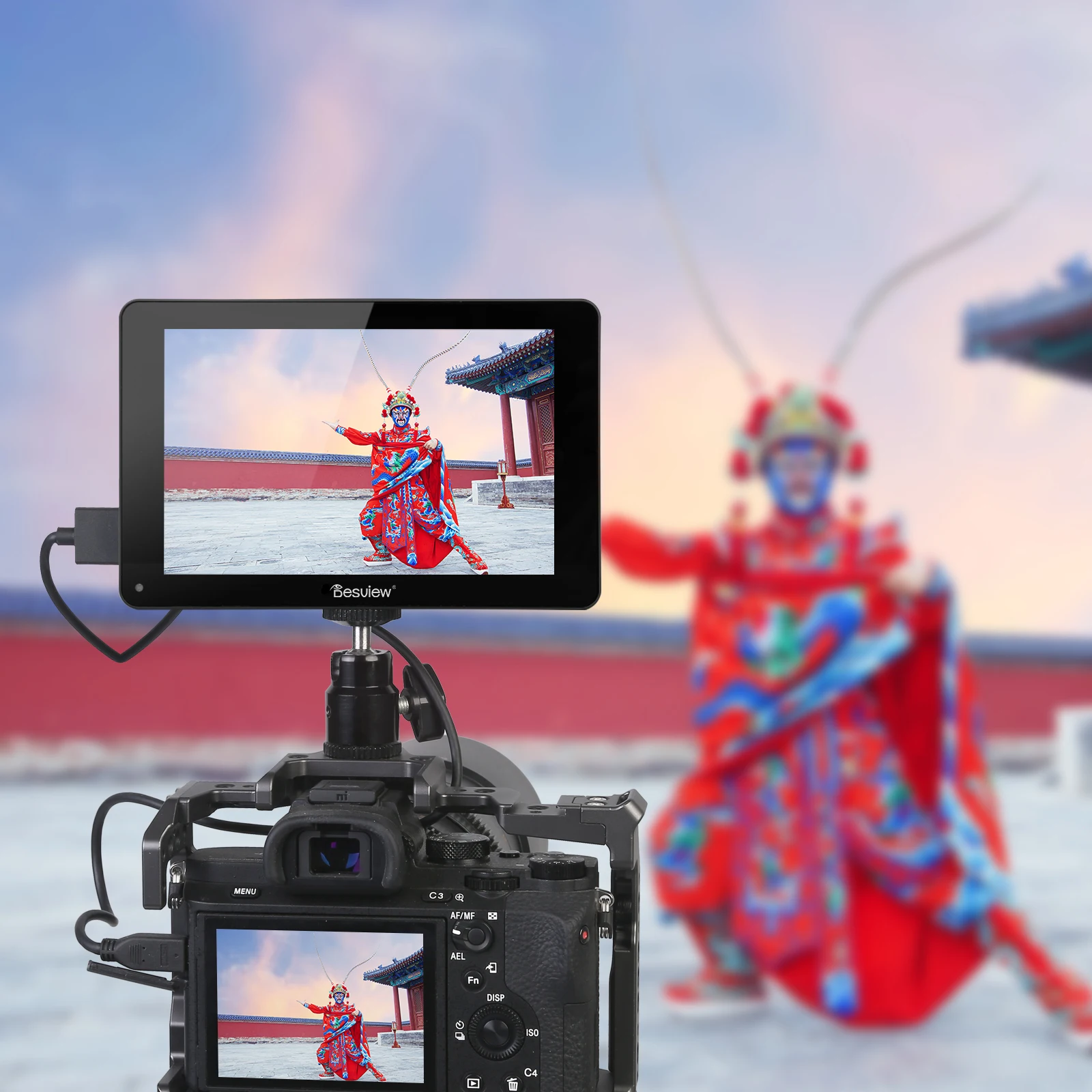 Desview R7SII 7 Inch 2600 nits Touchscreen On-Camera Field Monitor with HDR, 3D LUT, 3G-SDI, 4K HDMI, Vectorscope
Desview R7SII 7 Inch 2600 nits Touchscreen On-Camera Field Monitor with HDR, 3D LUT, 3G-SDI, 4K HDMI, Vectorscope