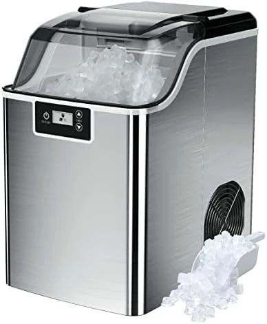 Compact Nugget Ice Maker,44lbs/ Pellet Ice Maker Machine with Timer & Self-Cleaning Function, Portable Countertop Ice Make
Compact Nugget Ice Maker,44lbs/ Pellet Ice Maker Machine with Timer & Self-Cleaning Function, Portable Countertop Ice Make