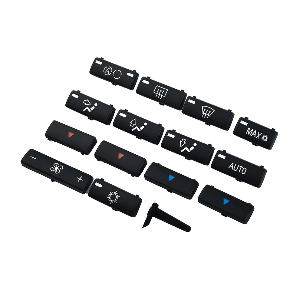 14 Pcs For Car Climate Control Air Conditioning Switch Button Cover For BMW X5/E53 E39 Universal Automobile Good Car Accessorie
14 Pcs For Car Climate Control Air Conditioning Switch Button Cover For BMW X5/E53 E39 Universal Automobile Good Car Accessorie