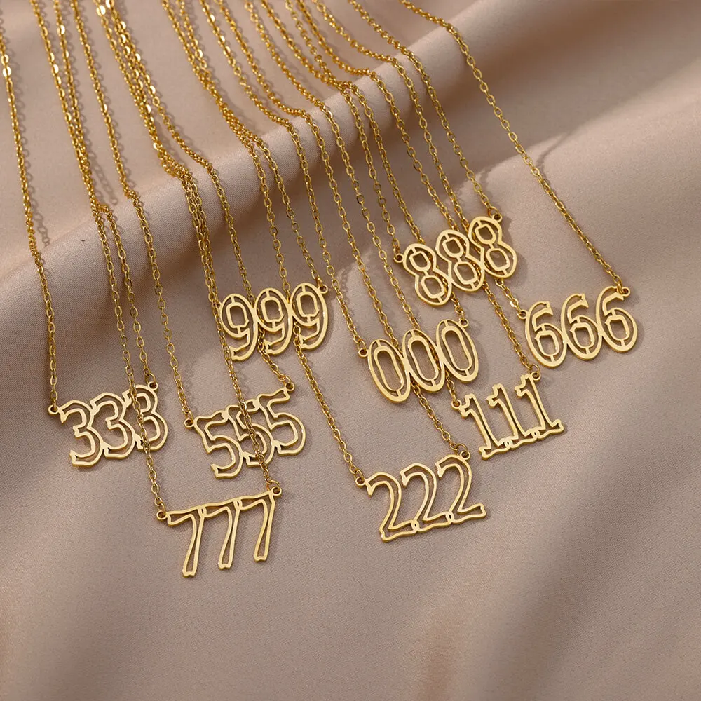 New Necklaces Ins Stainless Steel 000-999 Pendant Necklace Vintage Digital Number Pendant Necklaces For Women Fashion Jewelry
New Necklaces Ins Stainless Steel 000-999 Pendant Necklace Vintage Digital Number Pendant Necklaces For Women Fashion Jewelry