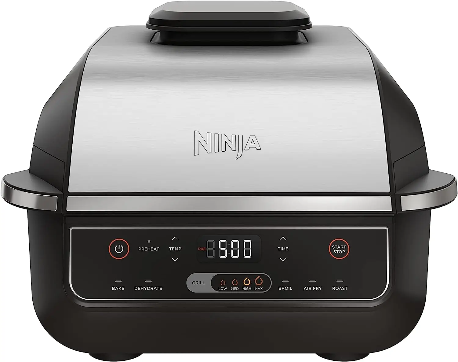 Foodi 6-in-1 Indoor Grill with Air Fry, Roast, Bake, Broil, & Dehydrate, 2nd Generation, Black/Silver
Foodi 6-in-1 Indoor Grill with Air Fry, Roast, Bake, Broil, & Dehydrate, 2nd Generation, Black/Silver