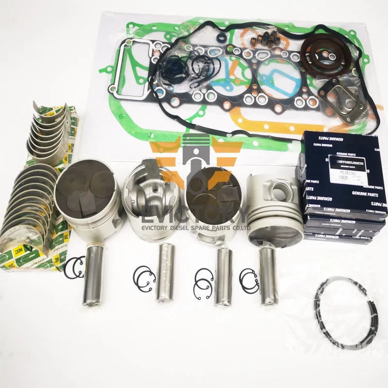 

For MITSUBISHI 4M40-t 4M40T rebuild overhaul kit PAJERO TRITON MK NM