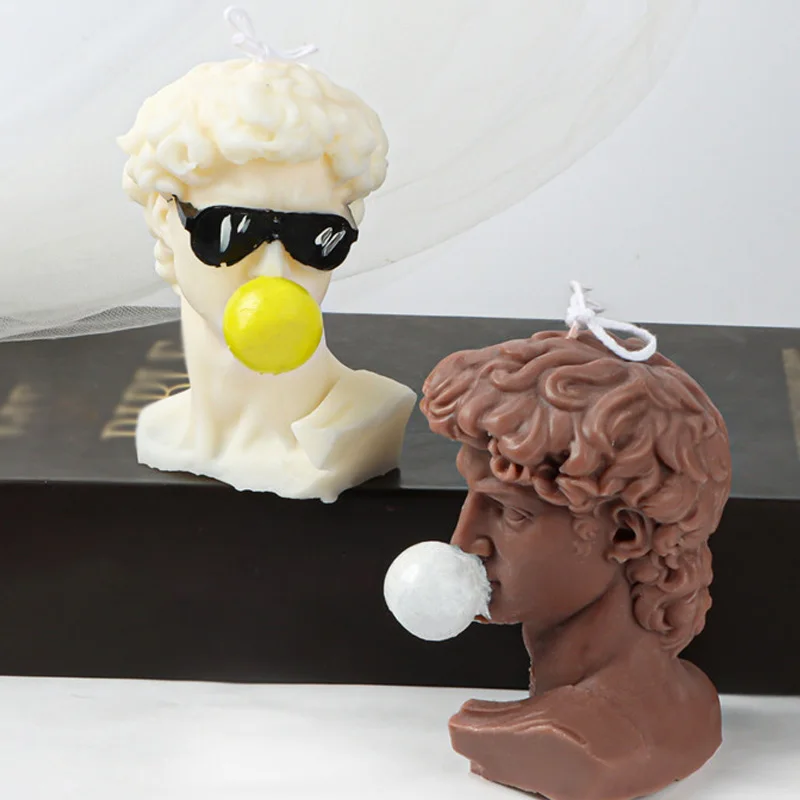 David with Glasses Statue Candle Mold DIY Broken Arm Venus Scented Candle Making Supplies Resin Soap Mould Gift Craft Decoration
David with Glasses Statue Candle Mold DIY Broken Arm Venus Scented Candle Making Supplies Resin Soap Mould Gift Craft Decoration