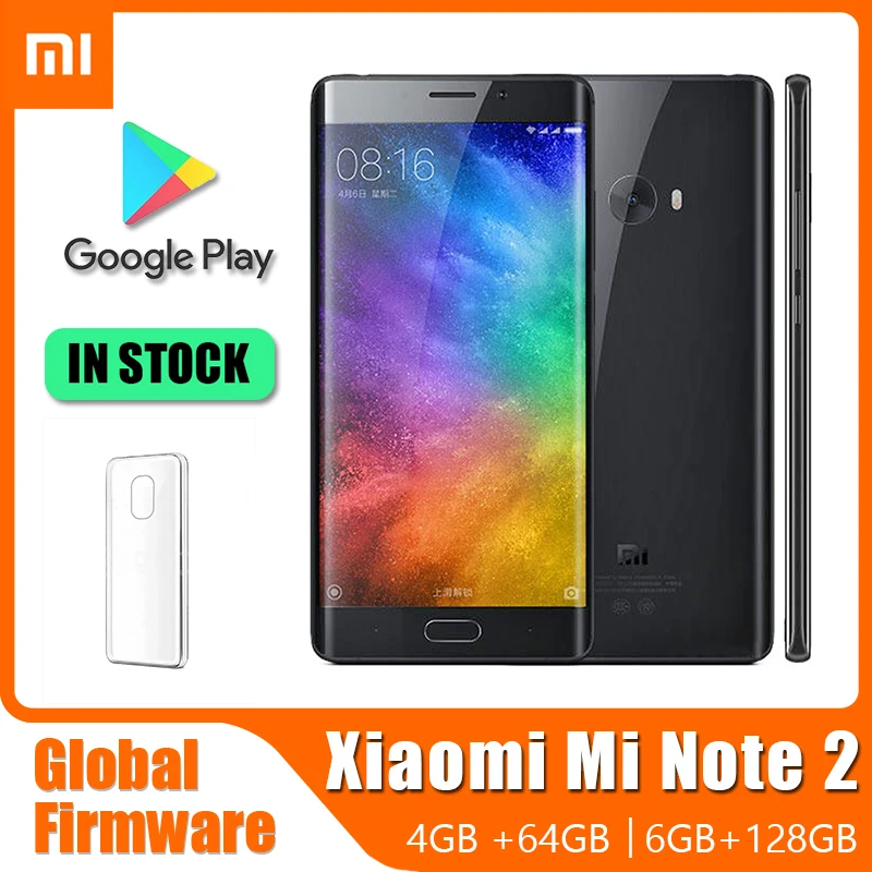 Cellphone Xiaomi Mi Note 2 Smartphone ,AMOLED 5.7 inches screen Snapdragon 821 4070 mAh Android Cell Phone NFC (Random color)
Cellphone Xiaomi Mi Note 2 Smartphone ,AMOLED 5.7 inches screen Snapdragon 821 4070 mAh Android Cell Phone NFC (Random color)