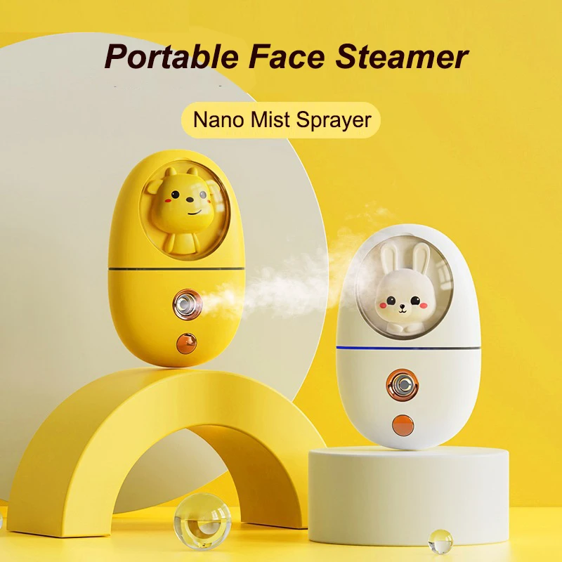 Hosels Portable Face Steamer 35ml Mini Cartoon Cute Girl Face Mister Facial Steamer Portable Nano Mist Sprayer health and beauty
Hosels Portable Face Steamer 35ml Mini Cartoon Cute Girl Face Mister Facial Steamer Portable Nano Mist Sprayer health and beauty