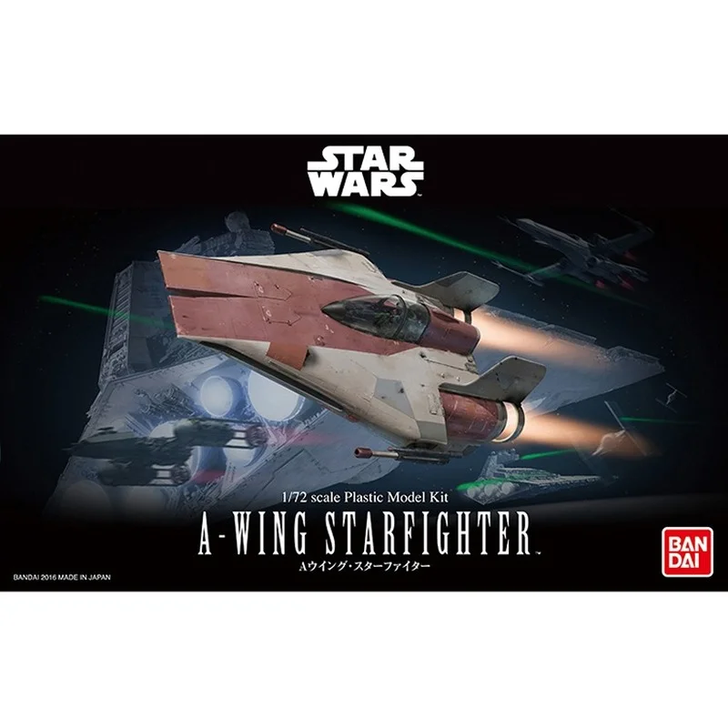In Stock Original Bandai Star Wars 1/72 A-wing Starfighter Anime Figure Model Collecile Action Toys
In Stock Original Bandai Star Wars 1/72 A-wing Starfighter Anime Figure Model Collecile Action Toys