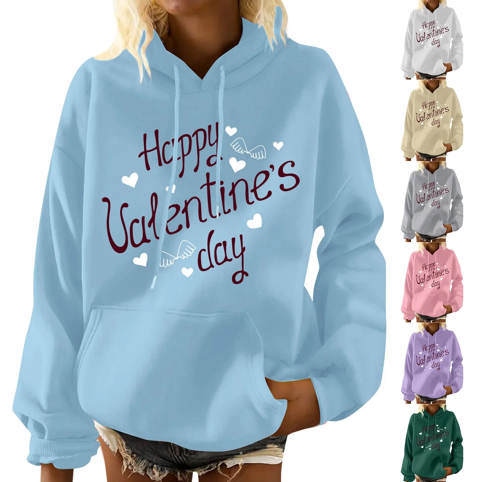 Women's Valentine's Day Printed Long Sleeve Oversized Sweatshirt For Women Long Sleeve Pullover Sweatshirt For Women Zip Up
Women's Valentine's Day Printed Long Sleeve Oversized Sweatshirt For Women Long Sleeve Pullover Sweatshirt For Women Zip Up