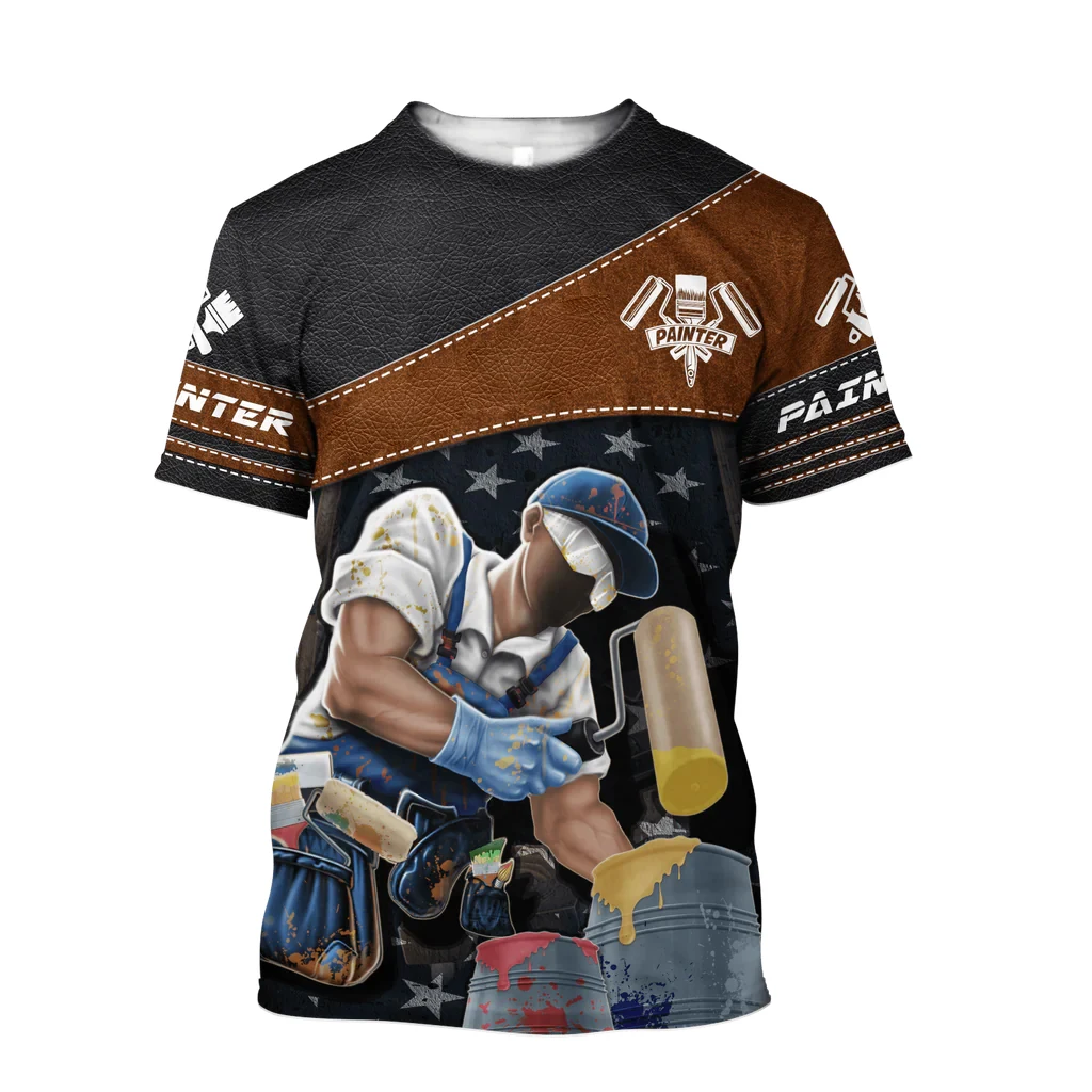 Men T Shirt Vintage T-shirt Summer Clothing Personalized Name Painter 3d Print Tops Street Casual Sports Oversized Pullover
Men T Shirt Vintage T-shirt Summer Clothing Personalized Name Painter 3d Print Tops Street Casual Sports Oversized Pullover