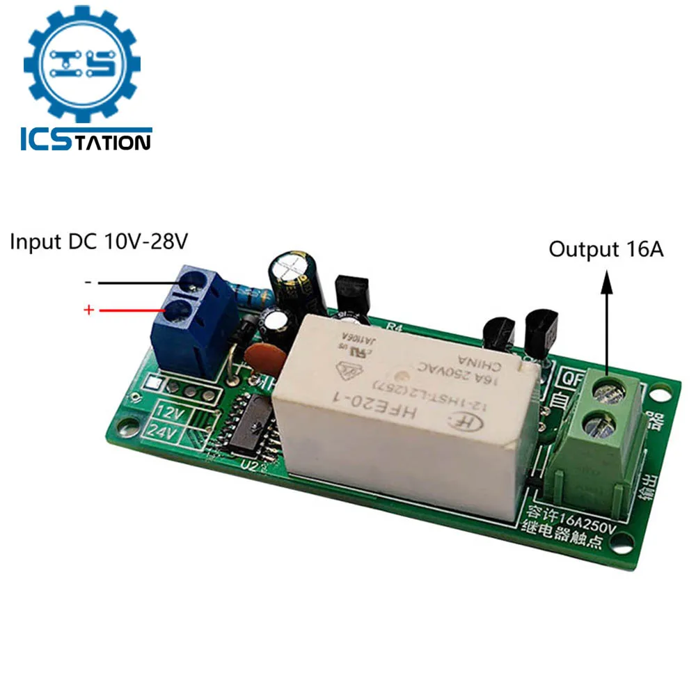 DC 12V 24V Self-locking Relay Module ON/OFF Bistable Switch Controller Anti-reverse Protection One Power Off Keep Model
DC 12V 24V Self-locking Relay Module ON/OFF Bistable Switch Controller Anti-reverse Protection One Power Off Keep Model