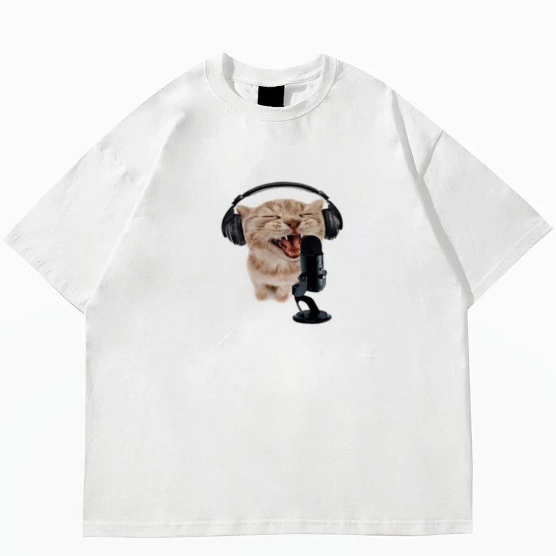 Y2K European and American Summer ins Cute Funny Cat Print Pattern Trendy Street Style Loose Size Half Sleeve Women's T-shirt
Y2K European and American Summer ins Cute Funny Cat Print Pattern Trendy Street Style Loose Size Half Sleeve Women's T-shirt