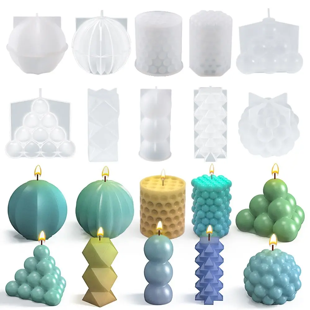 DIY Craft Silicone Handmade Clay Tools Cylinder Sphere Polka Dots Candle Mold 3D Art Wax Mold Cake Resin Molds
DIY Craft Silicone Handmade Clay Tools Cylinder Sphere Polka Dots Candle Mold 3D Art Wax Mold Cake Resin Molds