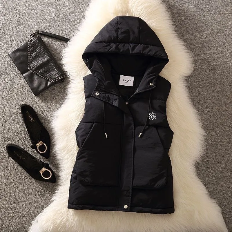 Women's Golf hooded Down Cotton Waistcoat Winter Fashion Vest thicken Windproof Warm Golf Jacket Korea Ladies Golf clothing 3XL
Women's Golf hooded Down Cotton Waistcoat Winter Fashion Vest thicken Windproof Warm Golf Jacket Korea Ladies Golf clothing 3XL