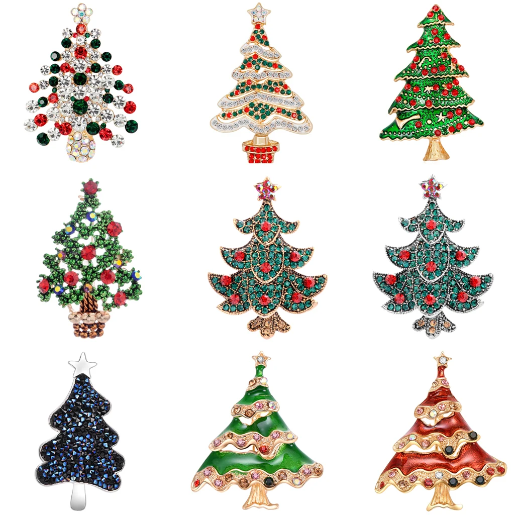 1 pcs Crystal Christmas Tree Brooches Gift for the New Year Full Colorfull Rhinestones Scarf Clip Christmas Brooch Pins
1 pcs Crystal Christmas Tree Brooches Gift for the New Year Full Colorfull Rhinestones Scarf Clip Christmas Brooch Pins