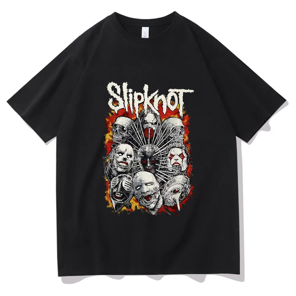 Prepare for Hell Tour Tshirt Men's Rock Band Tees Men Women Slipknots T-shirt Heavy Metal T Shirts New Man Crewneck Short Sleeve
Prepare for Hell Tour Tshirt Men's Rock Band Tees Men Women Slipknots T-shirt Heavy Metal T Shirts New Man Crewneck Short Sleeve