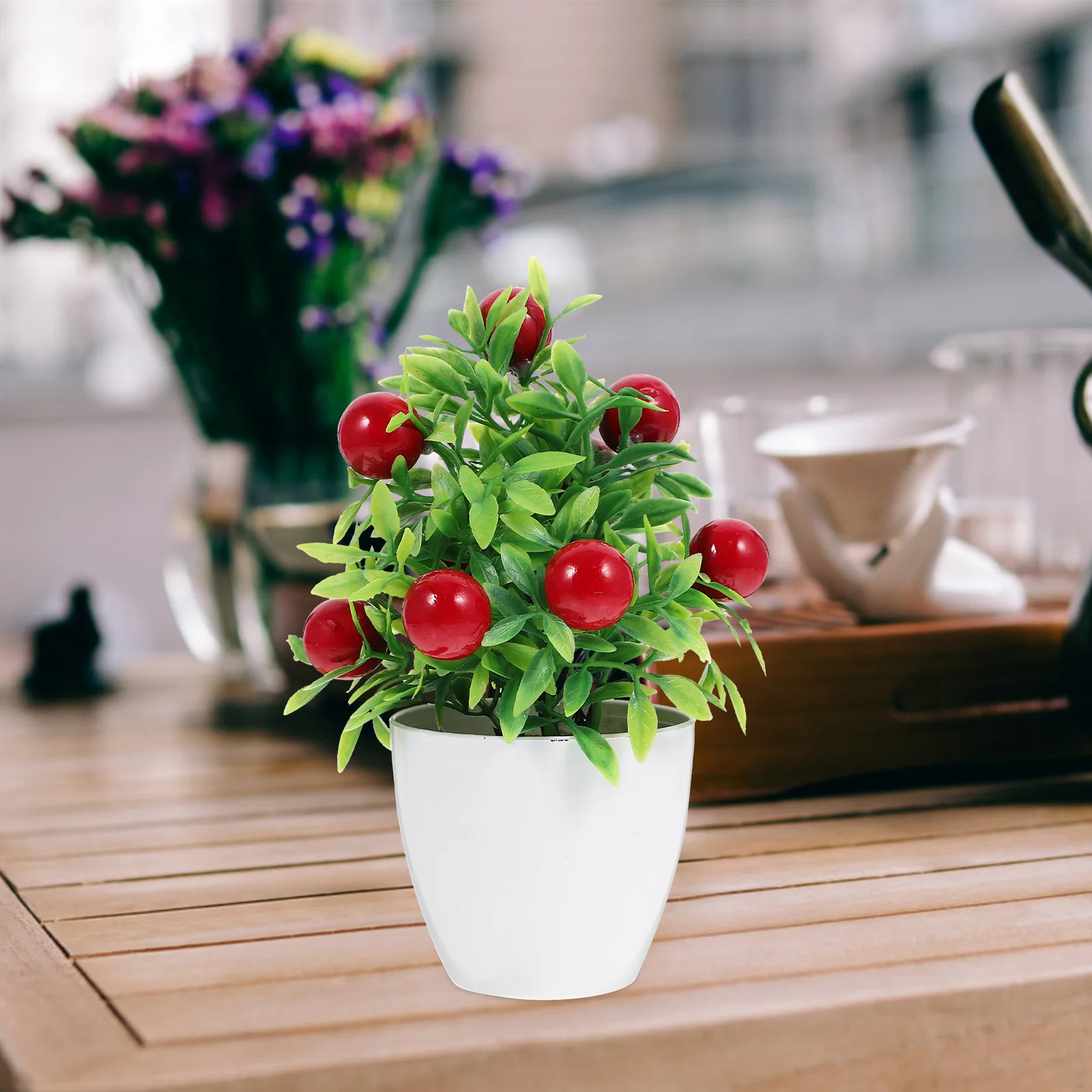 2 Pcs Fake Fruit Tree Bonsai Fruits Artificial Potted Decorations Kitchen Plastic Small
2 Pcs Fake Fruit Tree Bonsai Fruits Artificial Potted Decorations Kitchen Plastic Small