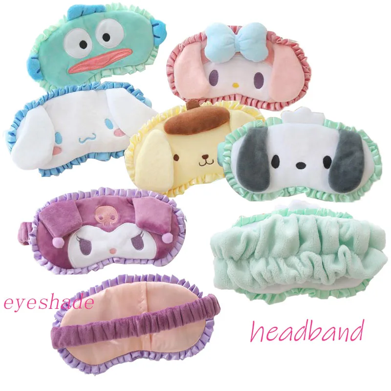 Kawaii Sanrioed Ruffled Hairband Eye Mask My Melody Kuromi Cinnamoroll Purin Pochacco Eyeshade Girls Make Up Wash Face Headband
Kawaii Sanrioed Ruffled Hairband Eye Mask My Melody Kuromi Cinnamoroll Purin Pochacco Eyeshade Girls Make Up Wash Face Headband