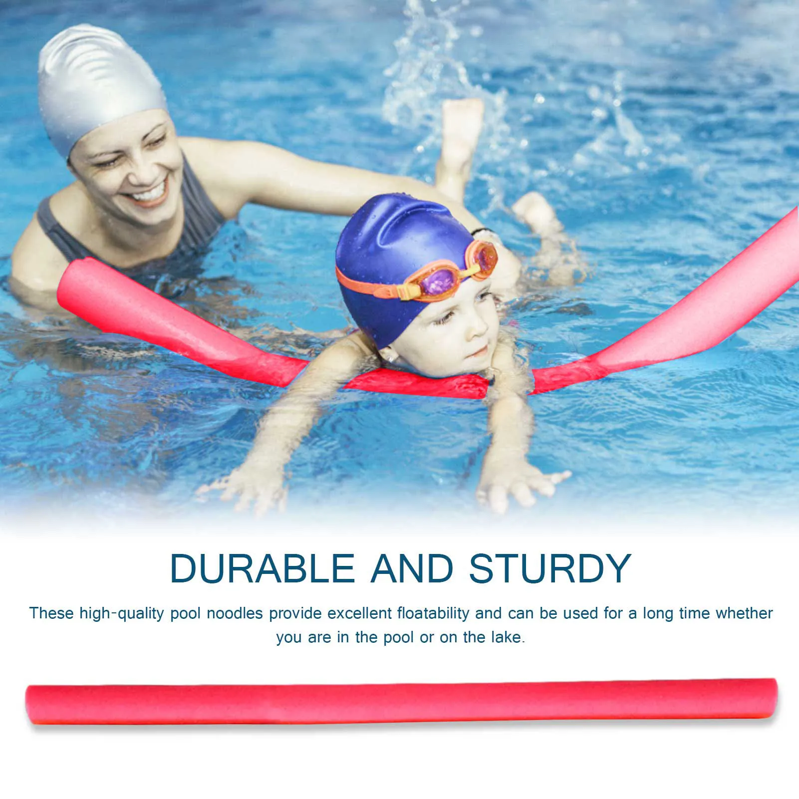 1 PC Hollow Flexible Swimming Swim Pool Water Float Aid Woggle Noodles Useful For Adult And Children Over 5 Years Old
1 PC Hollow Flexible Swimming Swim Pool Water Float Aid Woggle Noodles Useful For Adult And Children Over 5 Years Old