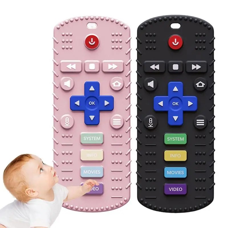 Silicone Baby Teething Toys Remote Control Shape Infant Teething Toys For Babies 0-12 Months Baby Teethers Relief Soothe Toys
Silicone Baby Teething Toys Remote Control Shape Infant Teething Toys For Babies 0-12 Months Baby Teethers Relief Soothe Toys