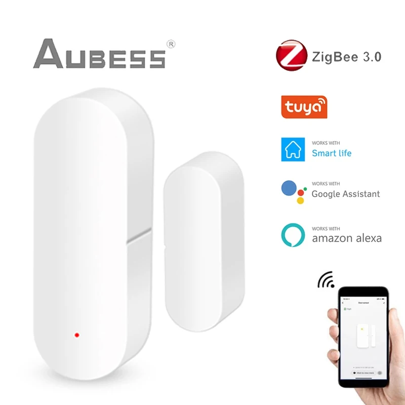 Tuya ZigBee Door Sensor Door Open/Closed Detector Smart Home Automation voice Remote Control For Alexa Google Home SmartLife app
Tuya ZigBee Door Sensor Door Open/Closed Detector Smart Home Automation voice Remote Control For Alexa Google Home SmartLife app