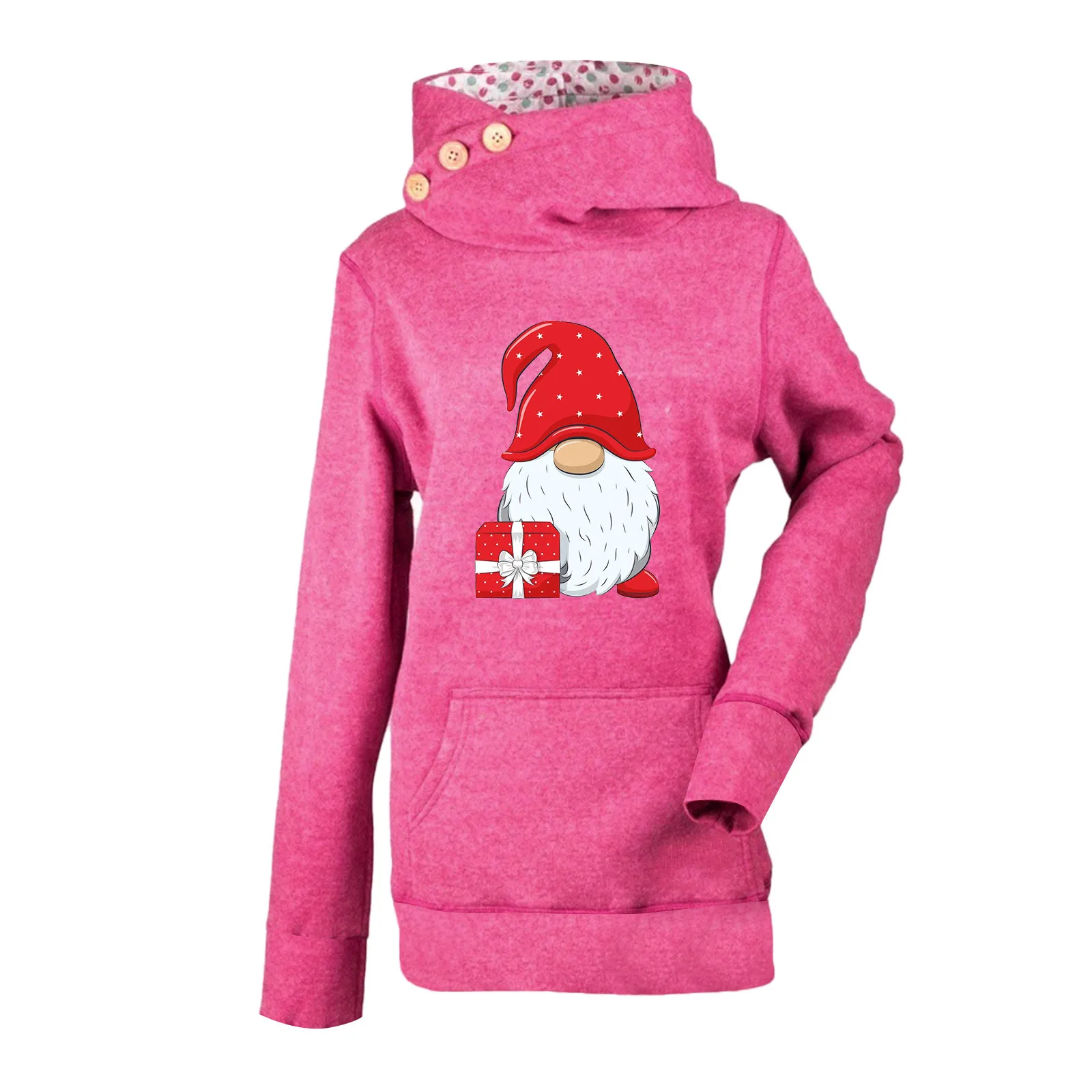 Collar Christmas Sleeve Print Pullover Women's Blouse Hooded High Sweaters Sweatshirt Long Women's Long Sleeve Shirt for Women
Collar Christmas Sleeve Print Pullover Women's Blouse Hooded High Sweaters Sweatshirt Long Women's Long Sleeve Shirt for Women