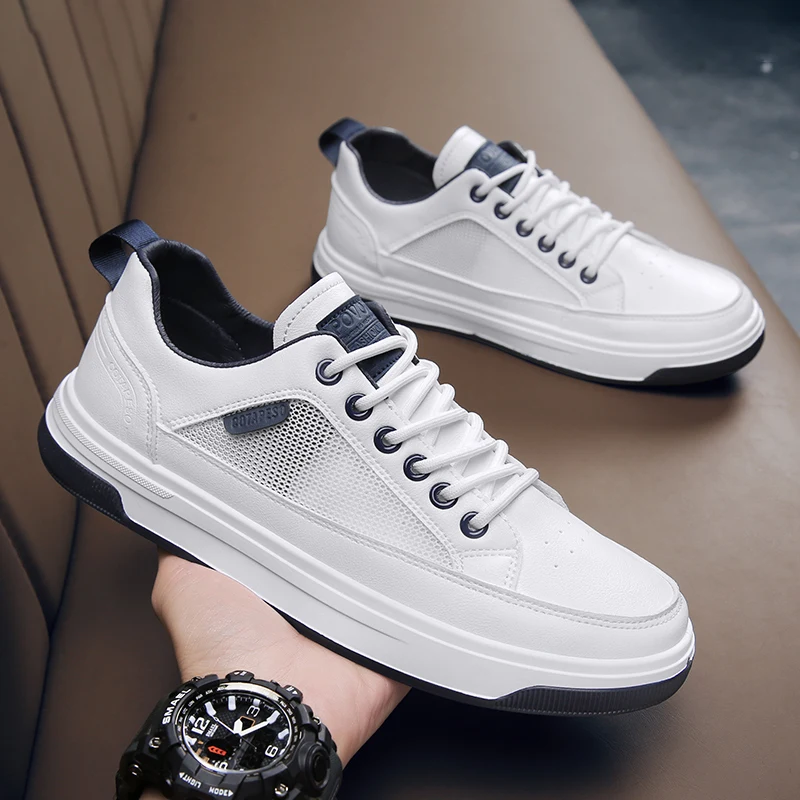Men's Sneakers Casual Shoes Breathable Mesh Shoes Flat Lace-Up beige Business Travel Men Tenis Masculino skateboarding shoes
Men's Sneakers Casual Shoes Breathable Mesh Shoes Flat Lace-Up beige Business Travel Men Tenis Masculino skateboarding shoes