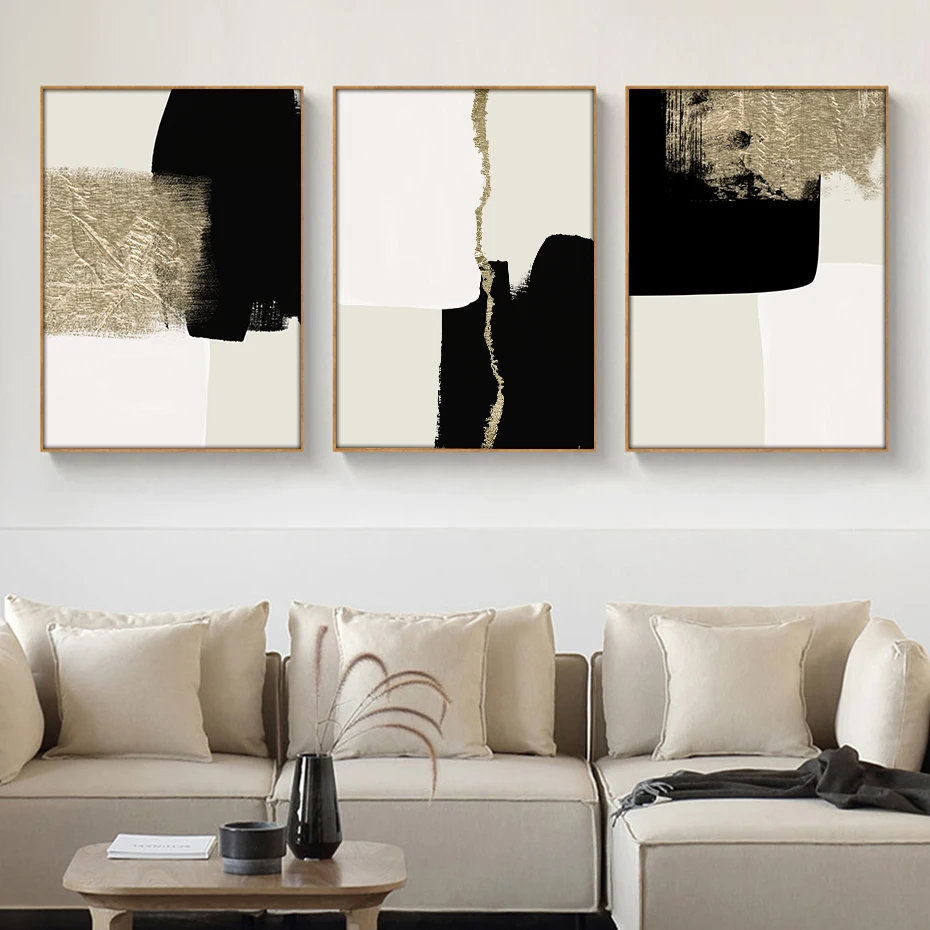 Modern Abstract Beige Black Gold Minimalist Posters Wall Art Canvas Paintings Print Picture Living Room Interior Home Decoration
Modern Abstract Beige Black Gold Minimalist Posters Wall Art Canvas Paintings Print Picture Living Room Interior Home Decoration