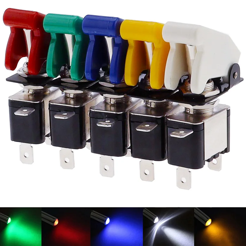 Auto Car Boat Truck Illuminated Led Toggle Switch With Safety Aircraft Flip Up Cover Guard 12V20A Dark
Auto Car Boat Truck Illuminated Led Toggle Switch With Safety Aircraft Flip Up Cover Guard 12V20A Dark