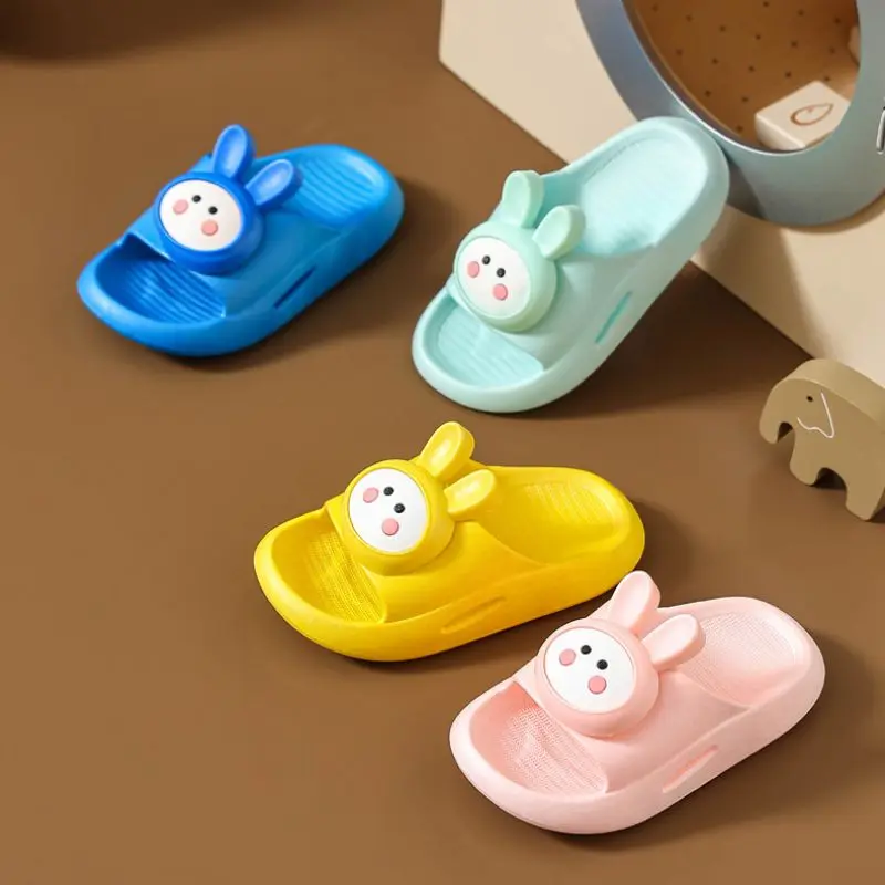 Cartoon Rabbit Slippers For Boy Girls Kids Summer Soft Bottom Beach Shoes Baby Home Bathroom Flip Flops Children's Slippers
Cartoon Rabbit Slippers For Boy Girls Kids Summer Soft Bottom Beach Shoes Baby Home Bathroom Flip Flops Children's Slippers