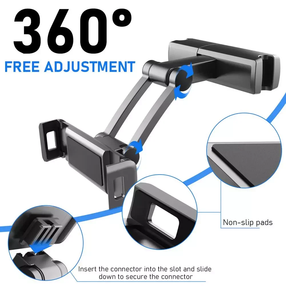 NEW2023 For iPad Car Pillow Tablet Stand Back Seat Headrest Mount Bracket Flexible 360 Degree Rotating 4.7-12.3 Inch
NEW2023 For iPad Car Pillow Tablet Stand Back Seat Headrest Mount Bracket Flexible 360 Degree Rotating 4.7-12.3 Inch