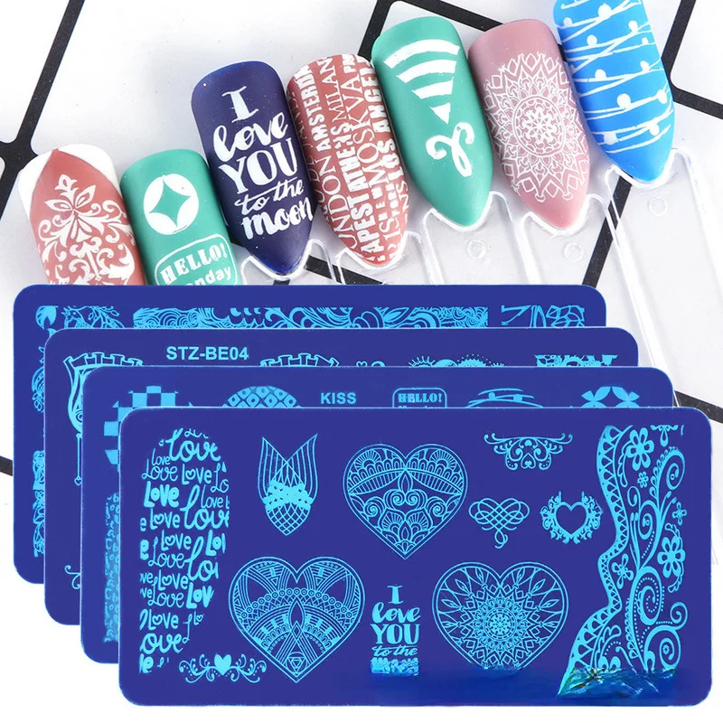 Nail Stamping Plate Flower Leaf Geometry Stamp Template Nail Image Plate Stencil DIY Printing Stainless Steel Decor DIY Tools
Nail Stamping Plate Flower Leaf Geometry Stamp Template Nail Image Plate Stencil DIY Printing Stainless Steel Decor DIY Tools