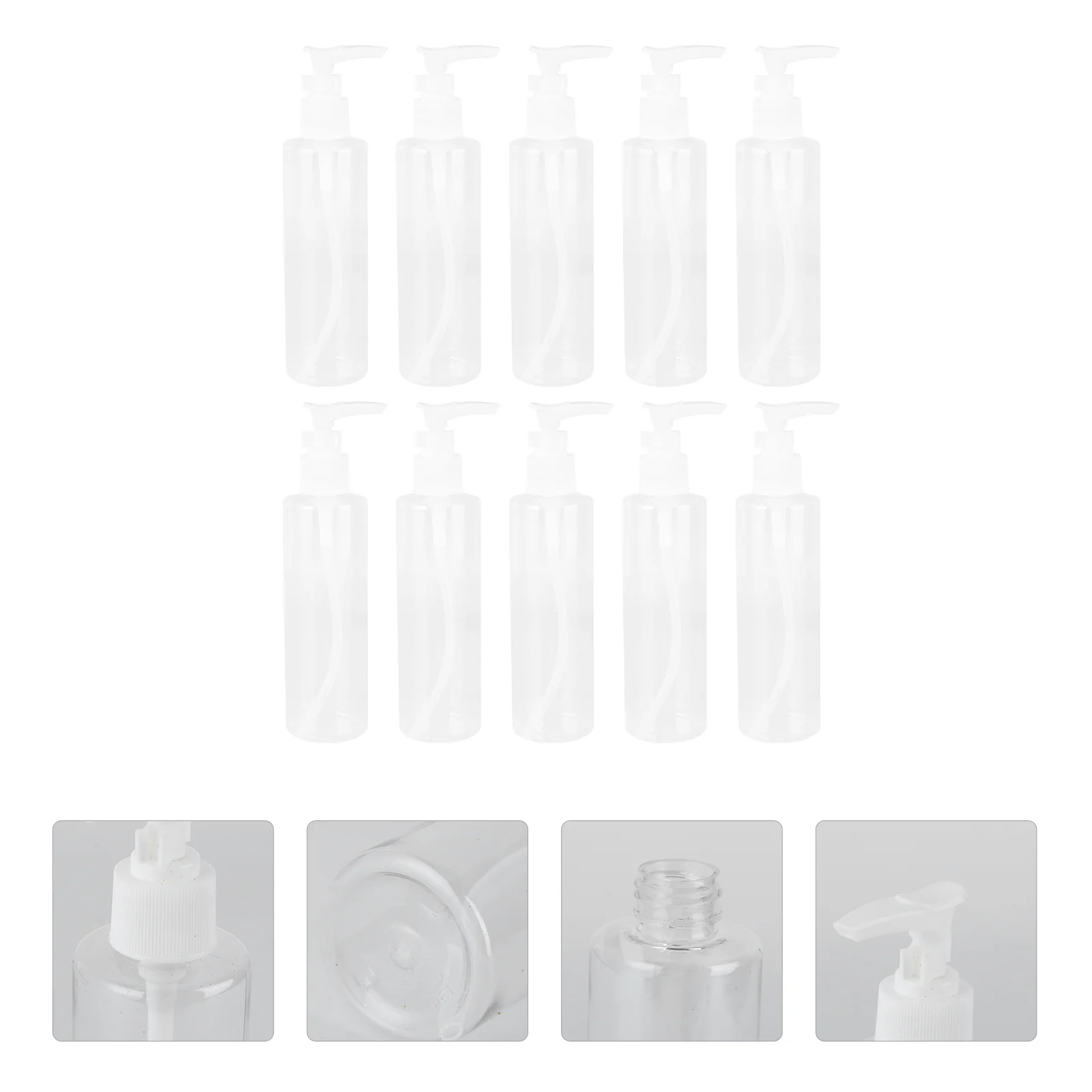 10pcs Pump Bottles Empty 200ml Cream Cleansing Oil Liquid Soap Dispenser Pump Bottles Clamp Bottle
10pcs Pump Bottles Empty 200ml Cream Cleansing Oil Liquid Soap Dispenser Pump Bottles Clamp Bottle