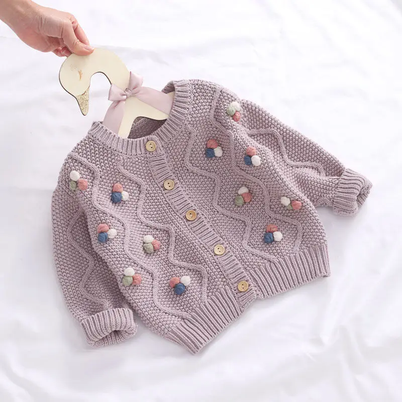 Baby Girls Knitted Jacket Purple Beige Cardigan Sweater For Girl Spring Fall Sweaters Girls Kids Knit Cardigan 1-5 yrs
Baby Girls Knitted Jacket Purple Beige Cardigan Sweater For Girl Spring Fall Sweaters Girls Kids Knit Cardigan 1-5 yrs