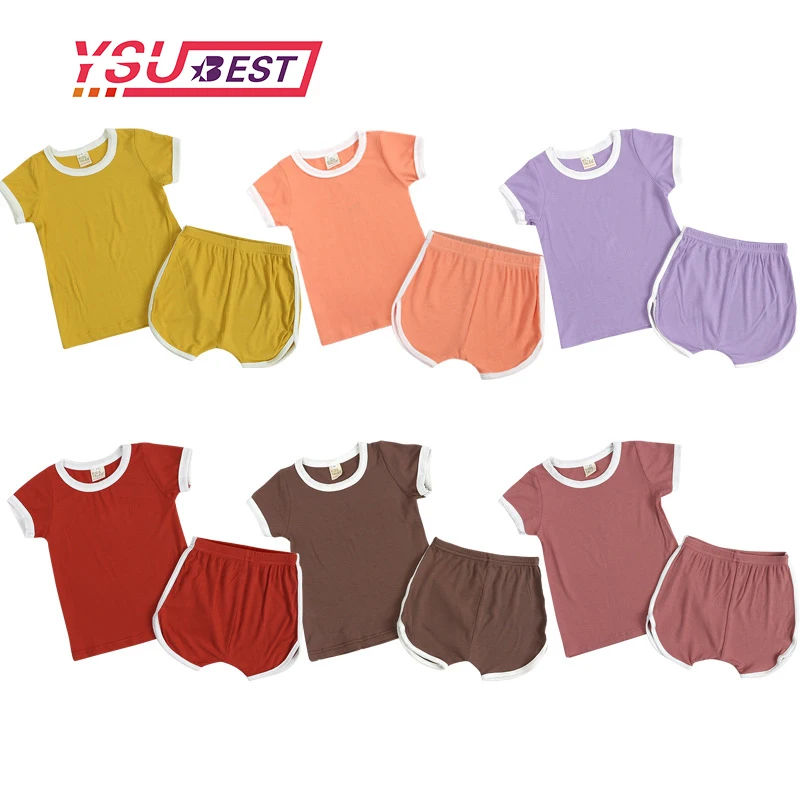 Костюм для новорожденных мальчиков и девочек, Однотонная футболка с коротким рукавом и шорты, комплект для отдыха на лето
Костюм для новорожденных мальчиков и девочек, Однотонная футболка с коротким рукавом и шорты, комплект для отдыха на лето