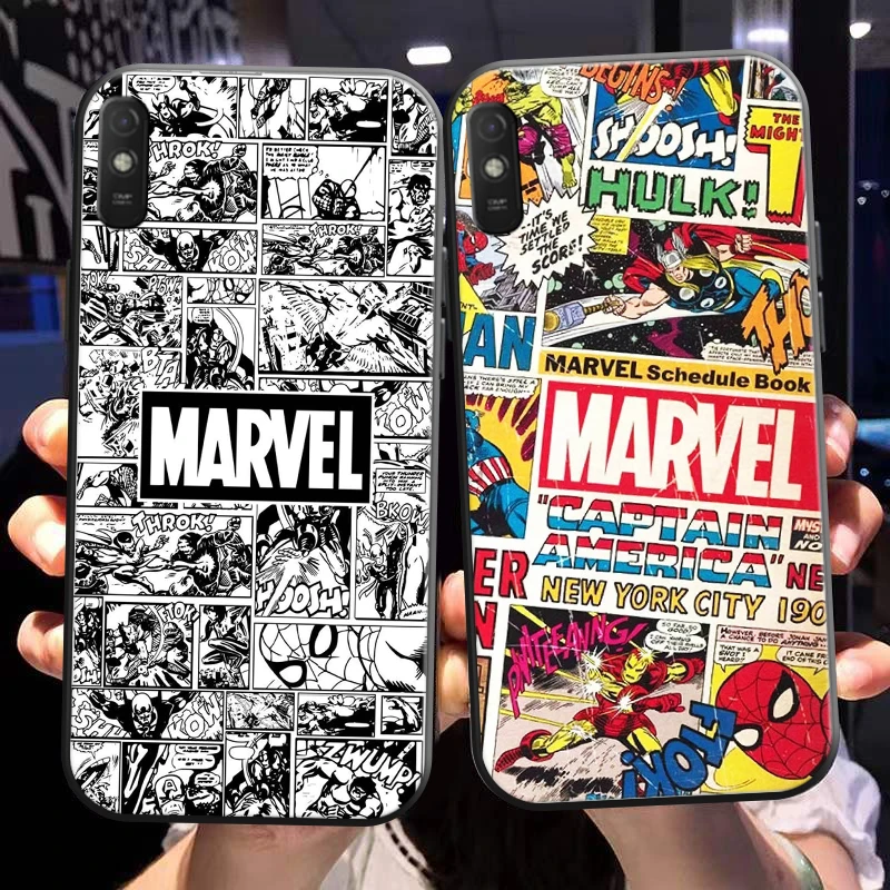 Marvel Avengers Logo For Xiaomi Redmi 9A Phone Case For Redmi 9AT Case Coque Black Back Liquid Silicon Funda Carcasa Soft
Marvel Avengers Logo For Xiaomi Redmi 9A Phone Case For Redmi 9AT Case Coque Black Back Liquid Silicon Funda Carcasa Soft
