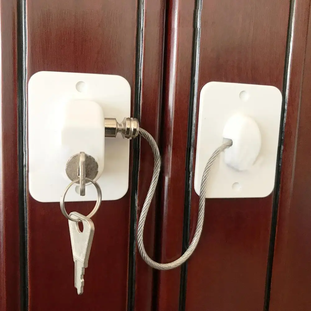 Baby Safety Lock With Key Refrigerator Drawers Window Cabinet Lock Infant Security Sliding Closet Door Locks Anti-pinch Lock 
Baby Safety Lock With Key Refrigerator Drawers Window Cabinet Lock Infant Security Sliding Closet Door Locks Anti-pinch Lock